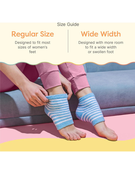 Calcetines Hidratantes ZenToes para Talones Agrietados - Regular