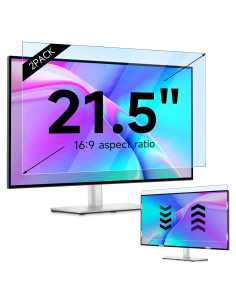 IPROKKO 2 Pack Filtro Pantalla 21.5" Anti Luz Azul 16:9