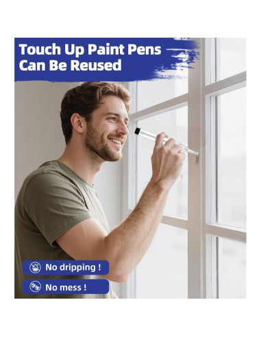 Bolígrafo de Pintura Rellenable YULOFMVE 6 Pcs Reparación