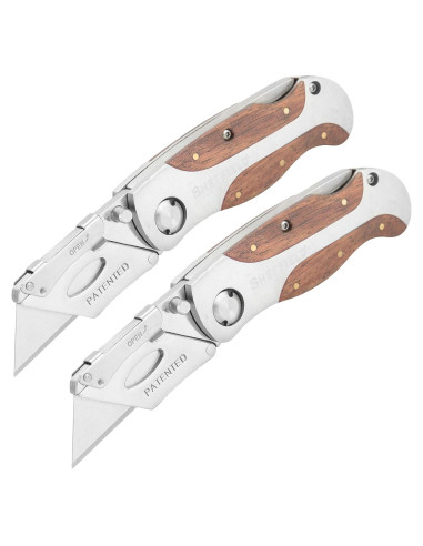 Cuchillo de Utilidad Sheffield 12525 2 Paquete con Cierre