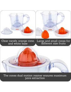 Exprimidor Eléctrico de Cítricos IMUSA 1006 ml Blanco 2