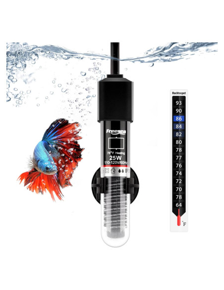 Calentador de Acuario FREESEA 25W Sumergible para Betta