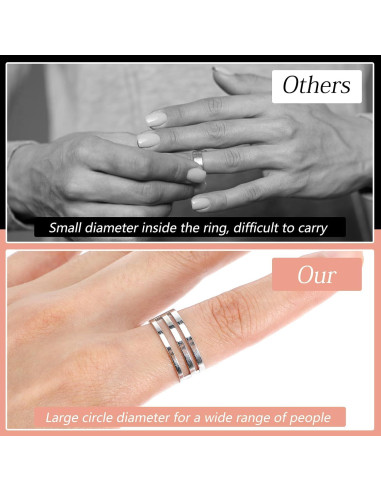 2 Piezas Herramienta Abridora de Anillos de Salto ZEYIYER Plata