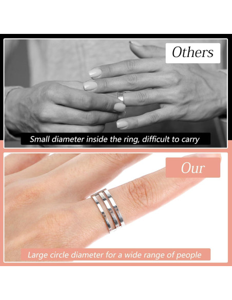 2 Piezas Herramienta Abridora de Anillos de Salto ZEYIYER Plata