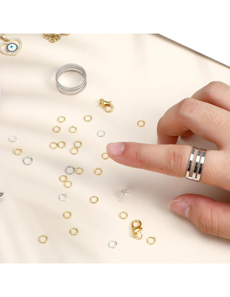 2 Piezas Herramienta Abridora de Anillos de Salto ZEYIYER Plata