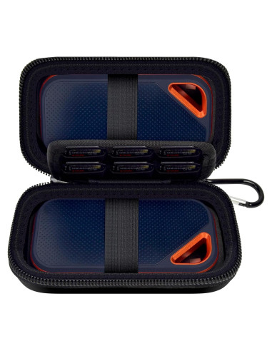 Funda de Almacenamiento para SSD SanDisk 1TB 2TB 4TB - Negra