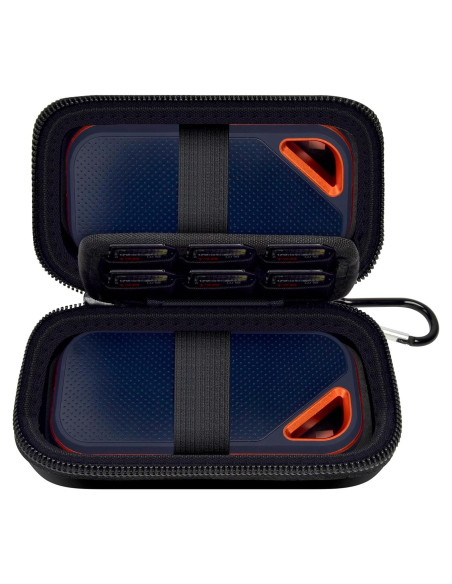 Funda de Almacenamiento para SSD SanDisk 1TB 2TB 4TB - Negra