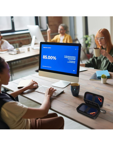 Funda de Almacenamiento para SSD SanDisk 1TB 2TB 4TB - Negra