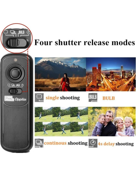 Disparador Remoto Inalámbrico Pixel RW-DC0 para Nikon Z8 Z9 D3 D4 D5 D6