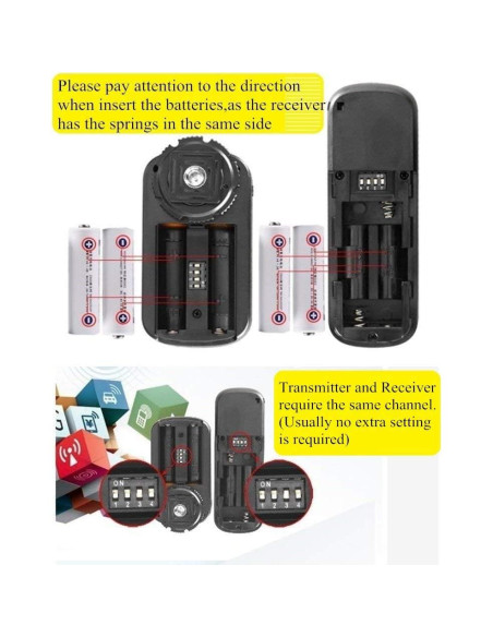 Disparador Remoto Inalámbrico Pixel RW-DC0 para Nikon Z8 Z9 D3 D4 D5 D6