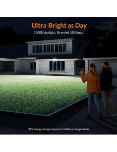 Luz de Seguridad LED LEPOWER 38W con Sensor Movimiento IP65 2