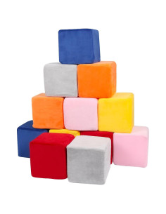 Bloques de Espuma Suave MODEREVE 12 Piezas 14cm para Niños