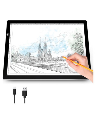 LooEooDoo A3 Luz Pad LED Ajustable para Arte y Esbozo