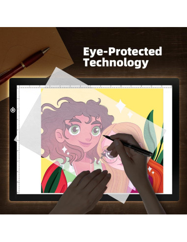 LooEooDoo A3 Luz Pad LED Ajustable para Arte y Esbozo