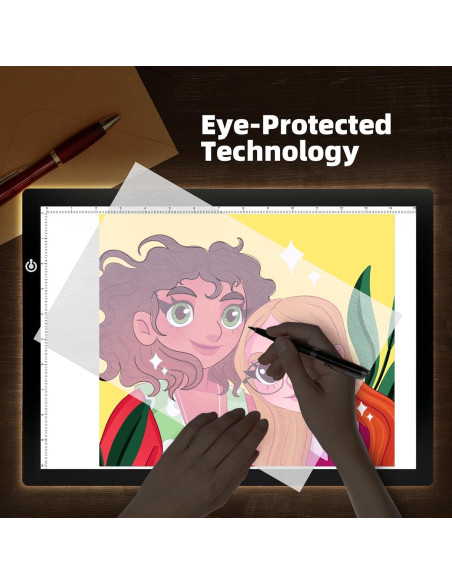 LooEooDoo A3 Luz Pad LED Ajustable para Arte y Esbozo