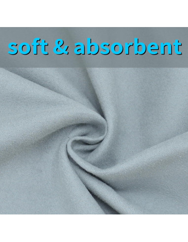 Toallas de Yoga Antideslizantes MOONSMILE 2 Piezas Microfibra