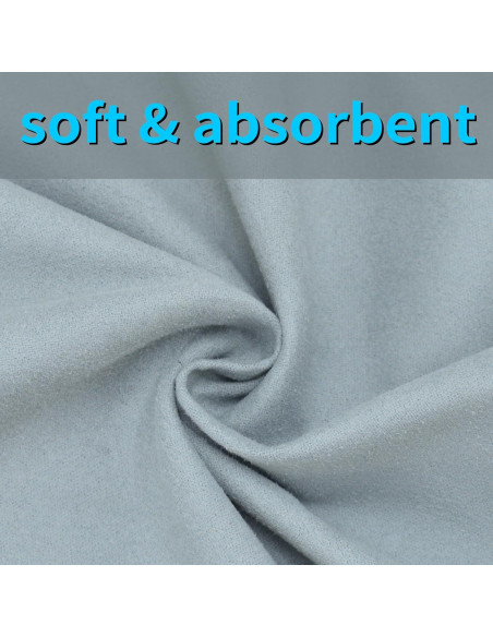 Toallas de Yoga Antideslizantes MOONSMILE 2 Piezas Microfibra