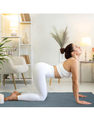 Toallas de Yoga Antideslizantes MOONSMILE 2 Piezas Microfibra