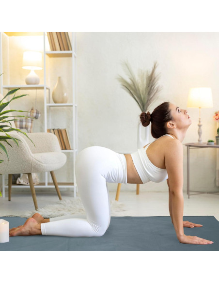 Toallas de Yoga Antideslizantes MOONSMILE 2 Piezas Microfibra