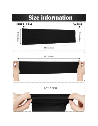 Manguitas de Protección UV Bememo - 9 Pares Unisex