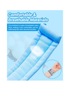 Correa de Seguridad para Niños Dr.meter 2.5m Azul Reflectante 2