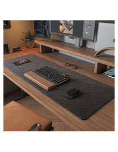 Alfombrilla de Escritorio Fieltro DAWNTREES 90x30cm Gris Oscuro