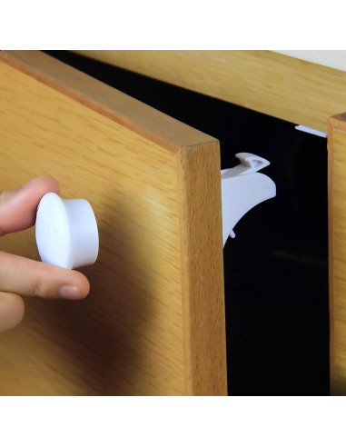 Kit de Cerraduras Magnéticas de Seguridad 2-Pack con Llave