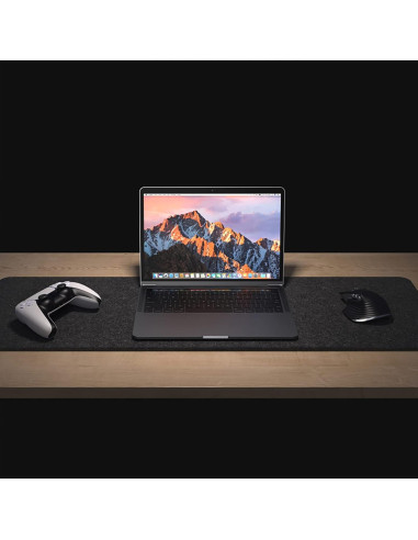 Alfombrilla de Escritorio Fieltro DAWNTREES 90x30cm Gris Oscuro