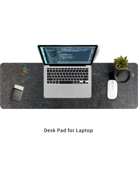 Alfombrilla de Escritorio Fieltro DAWNTREES 90x30cm Gris Oscuro Alfombrilla de Escritorio Fieltro DAWNTREES 90x30cm Gris Oscuro