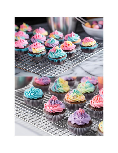 Forros de Cupcake Mini Cokiecan 1000 Pcs Blancos 3.18 cm