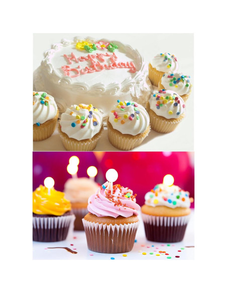 Forros de Cupcake Mini Cokiecan 1000 Pcs Blancos 3.18 cm