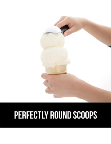 Cucharón de Helado Gorilla Grip Negro Ergonómico 19cm
