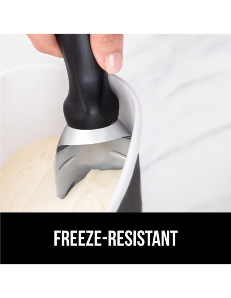 Cucharón de Helado Gorilla Grip Negro Ergonómico 19cm