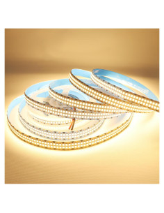 Tira LED blanca cálida 3000K 5M 2400 LEDs DC 12V LEDENET