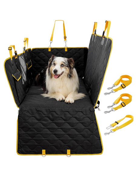 Cubierta de Asiento para Perros LE SURE Negra 132x64 cm Impermeable