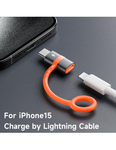 Adaptador McDodo Lightning a USB-C 60W Carga Rápida 2