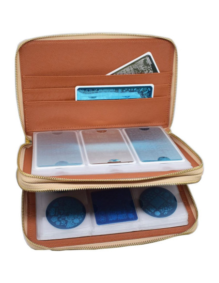 Estuche Organizador de Placas de Estampado Mezerdoo 216 Ranuras Estuche Organizador de Placas de Estampado Mezerdoo 216 Ranuras