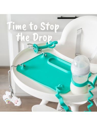 Cuchara de Entrenamiento Busy Baby BLUSPOON - Silicona Azul