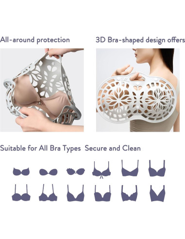 Saco de Lavandería Sablier de Silicona Verde para Sujetadores