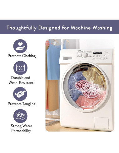 Saco de Lavandería Sablier de Silicona Verde para Sujetadores