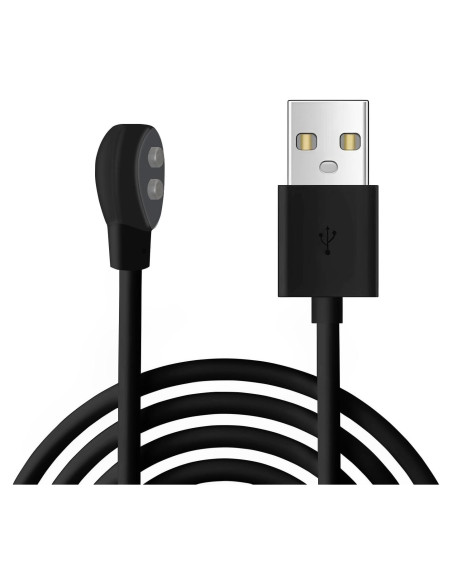Cable de Carga USB Magnético 6mm YiKaiEn 0.82m Negro