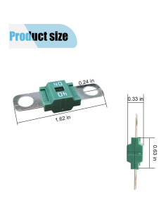 Kit de Soporte de Fusible Automotriz LAINLOY 40A con Tapa 2