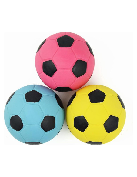 Pelotas Squeaky para Perros Pawdoer - 3 Unidades 6.6 cm