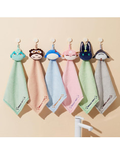 Toalla de Mano Temática Genshin Impact Diluc 30x30cm 2