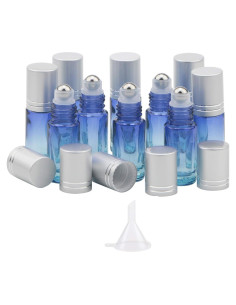 Botellas de Aceite Esencial Roller Kesell 10 Pack 5ml Vidrio