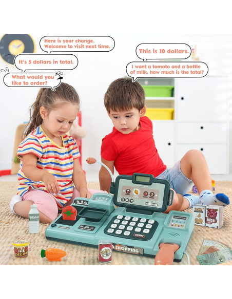 Caja Registradora de Juguete Ark Miido con Sonido y Accesorios