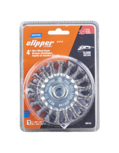 Cepillo de Alambre Norton Clipper 4" Acero al Carbono 240g