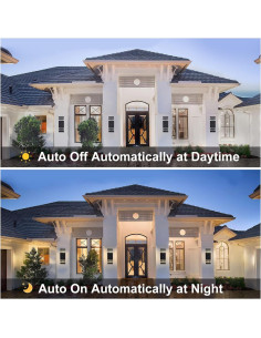 Luces de Pared Exteriores BOXCUPIN con Sensor Dusk a Dawn 4 Pzas 2