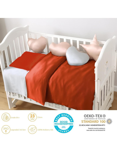 Funda de Edredón de Seda 100% Natural PROMEED Cuna Crepúsculo