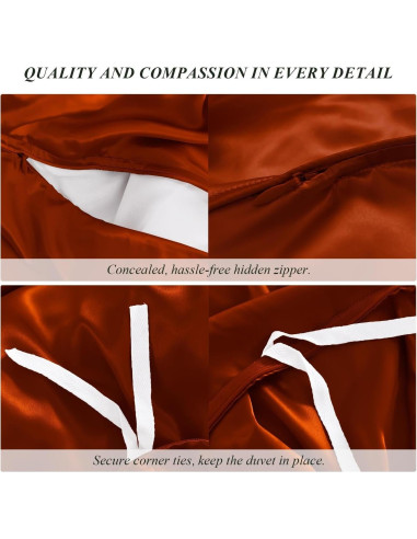 Funda de Edredón de Seda 100% Natural PROMEED Cuna Crepúsculo